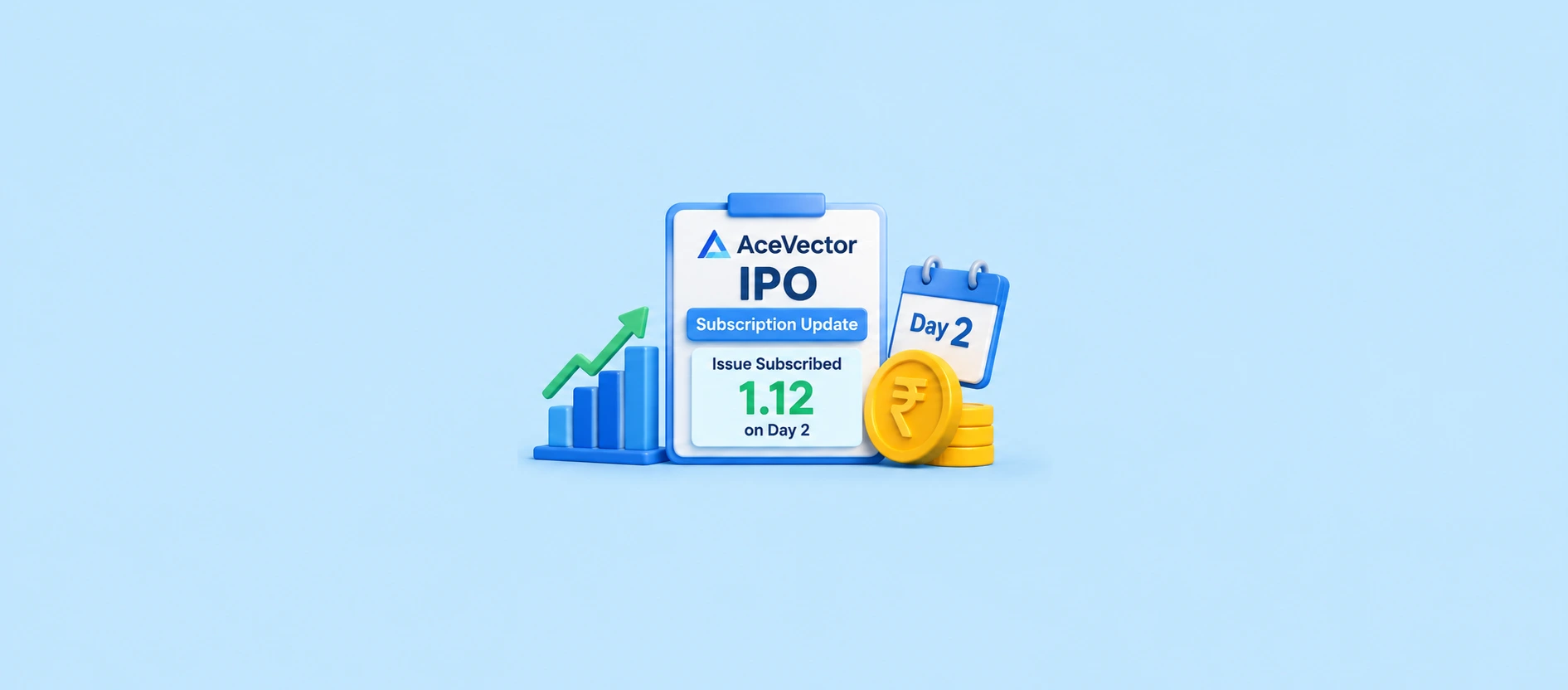 AceVector IPO Subscription Update: Issue Subscribed 1.12 on Day 2